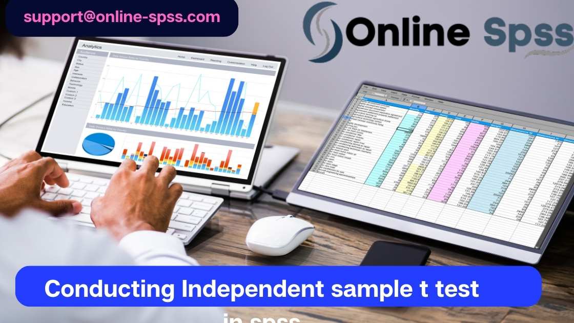 Conducting Independent sample t test in spss