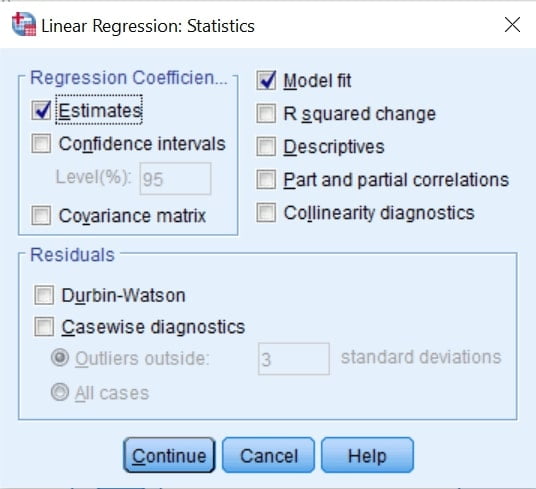 step 4- Multiple Linear Regression in SPSS  