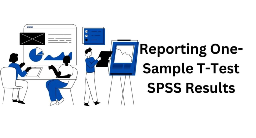 reporting one sample t test results spss