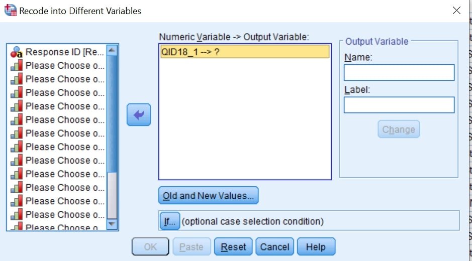 recode into different variables using spss